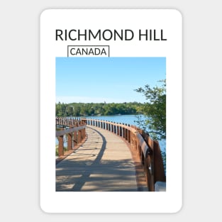 Richmond Hill Ontario Canada Souvenir Present Gift for Canadian T-shirt Apparel Mug Notebook Tote Pillow Sticker Magnet Magnet